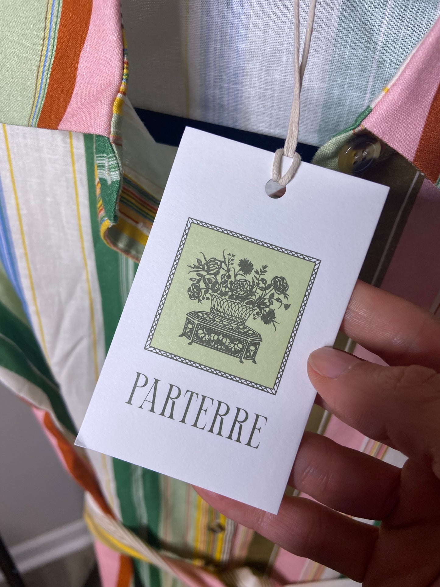 Parterre Banks Dress in Dolce Stripe size 0 (fits 2-4)