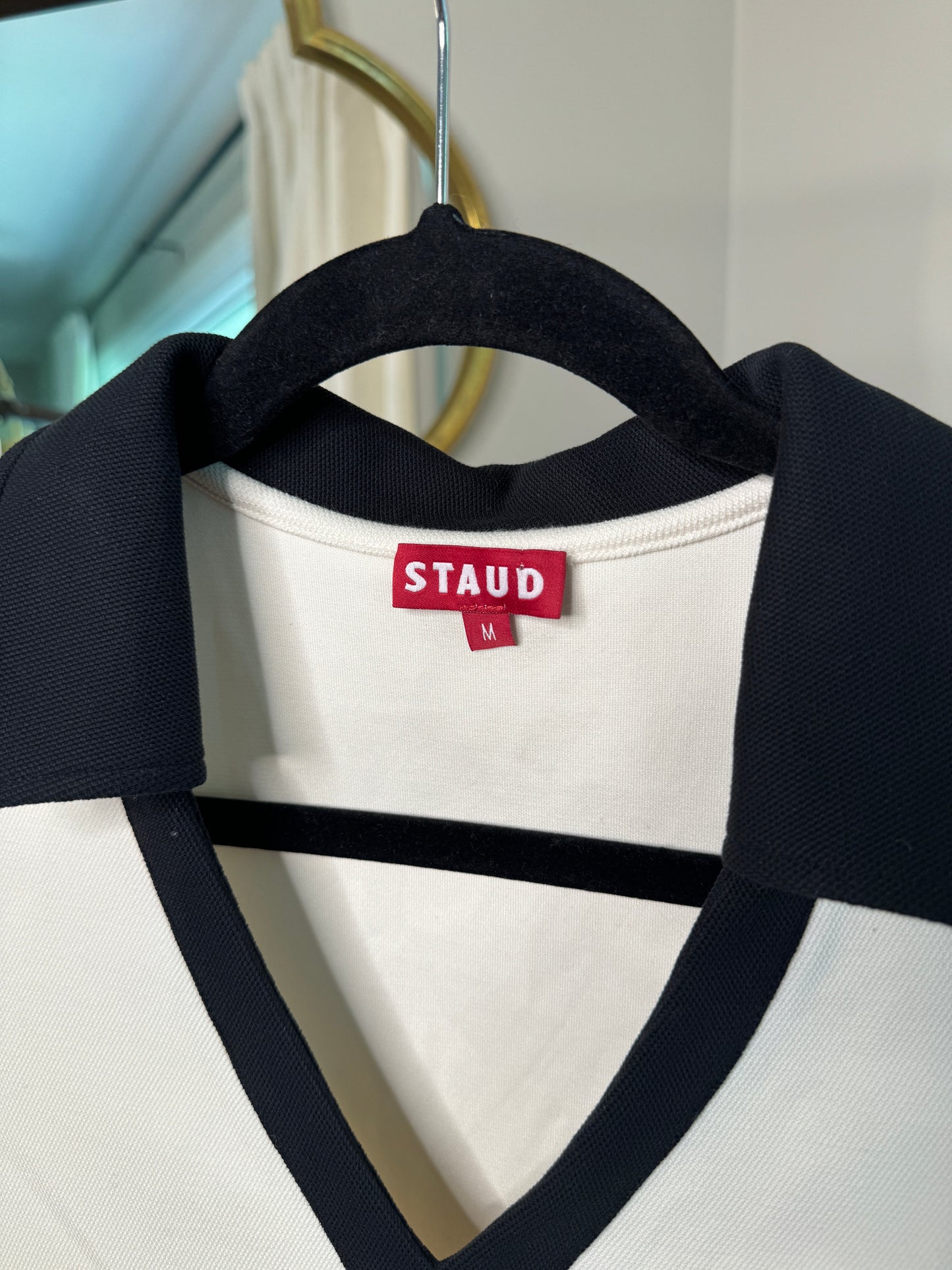 STAUD Volley Mini Dress size M
