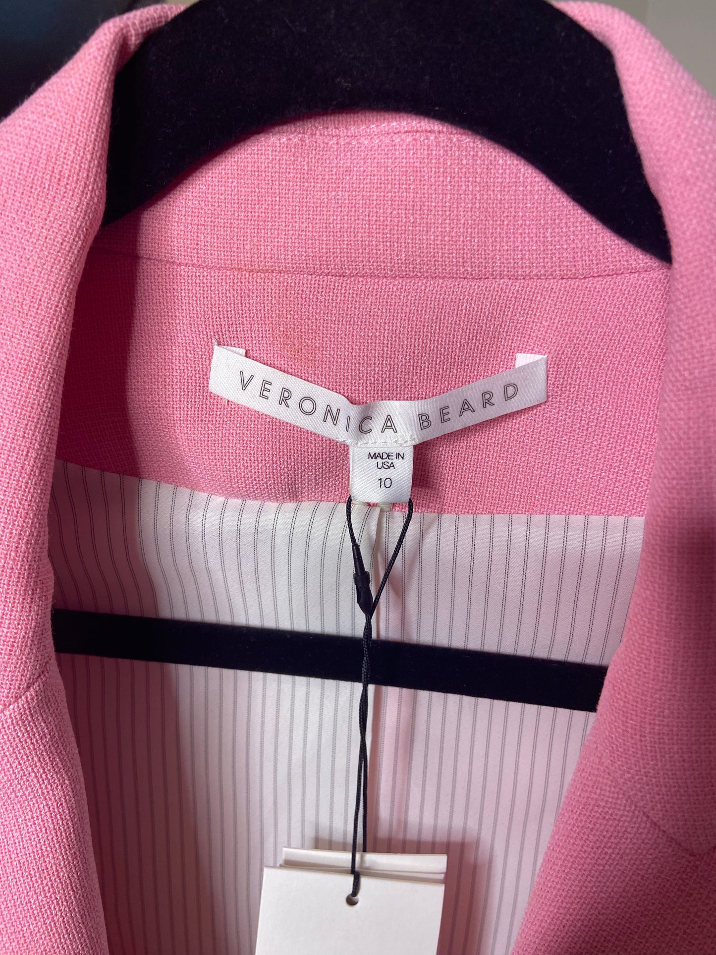 Veronica Beard Miller Dickey Jacket in Pink size 10