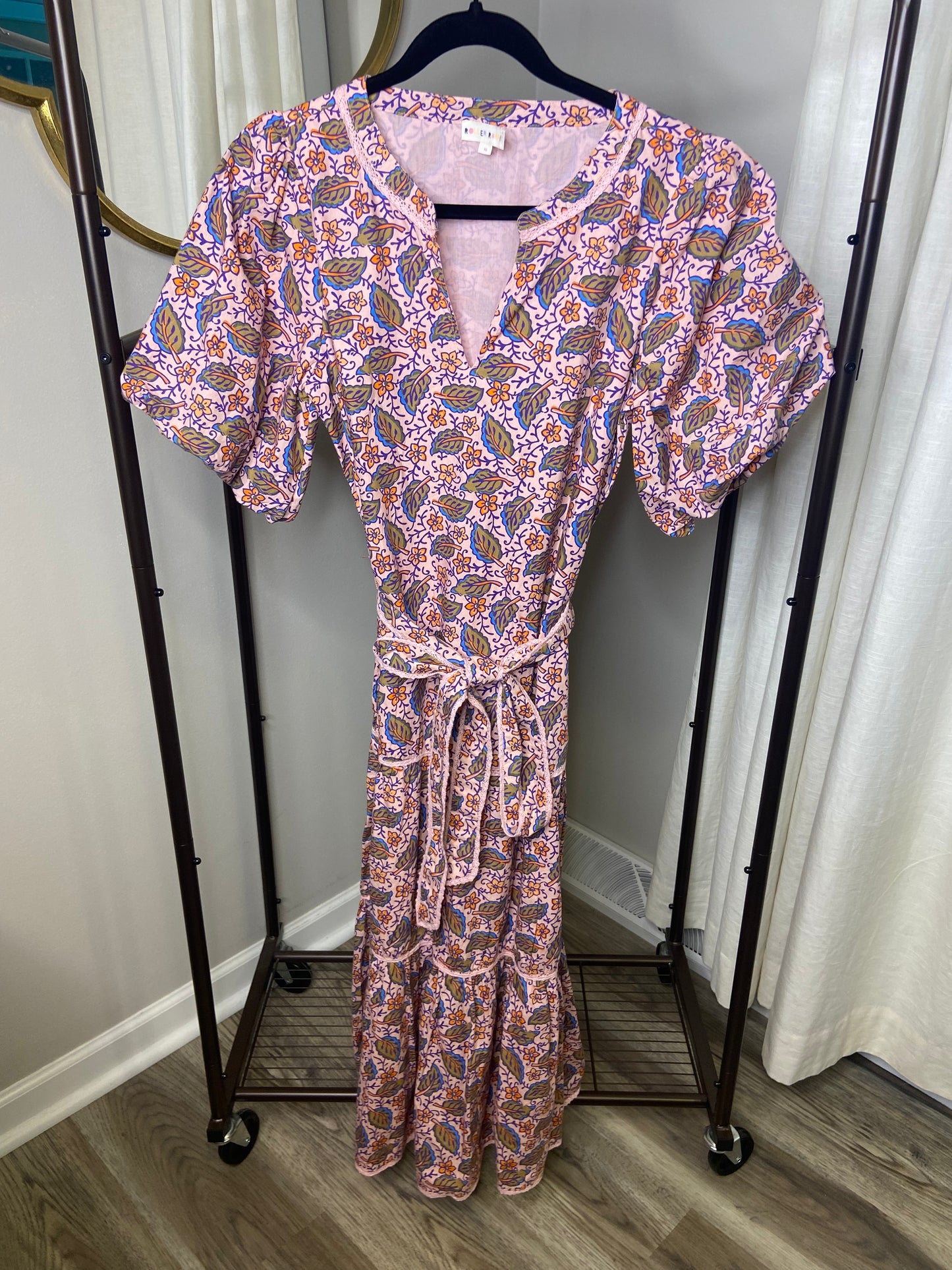 Roller Rabbit Pasque Valonia Midi Dress size XS