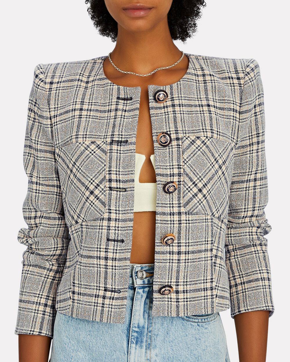 Veronica Beard Vohra Plaid Jacket size 2