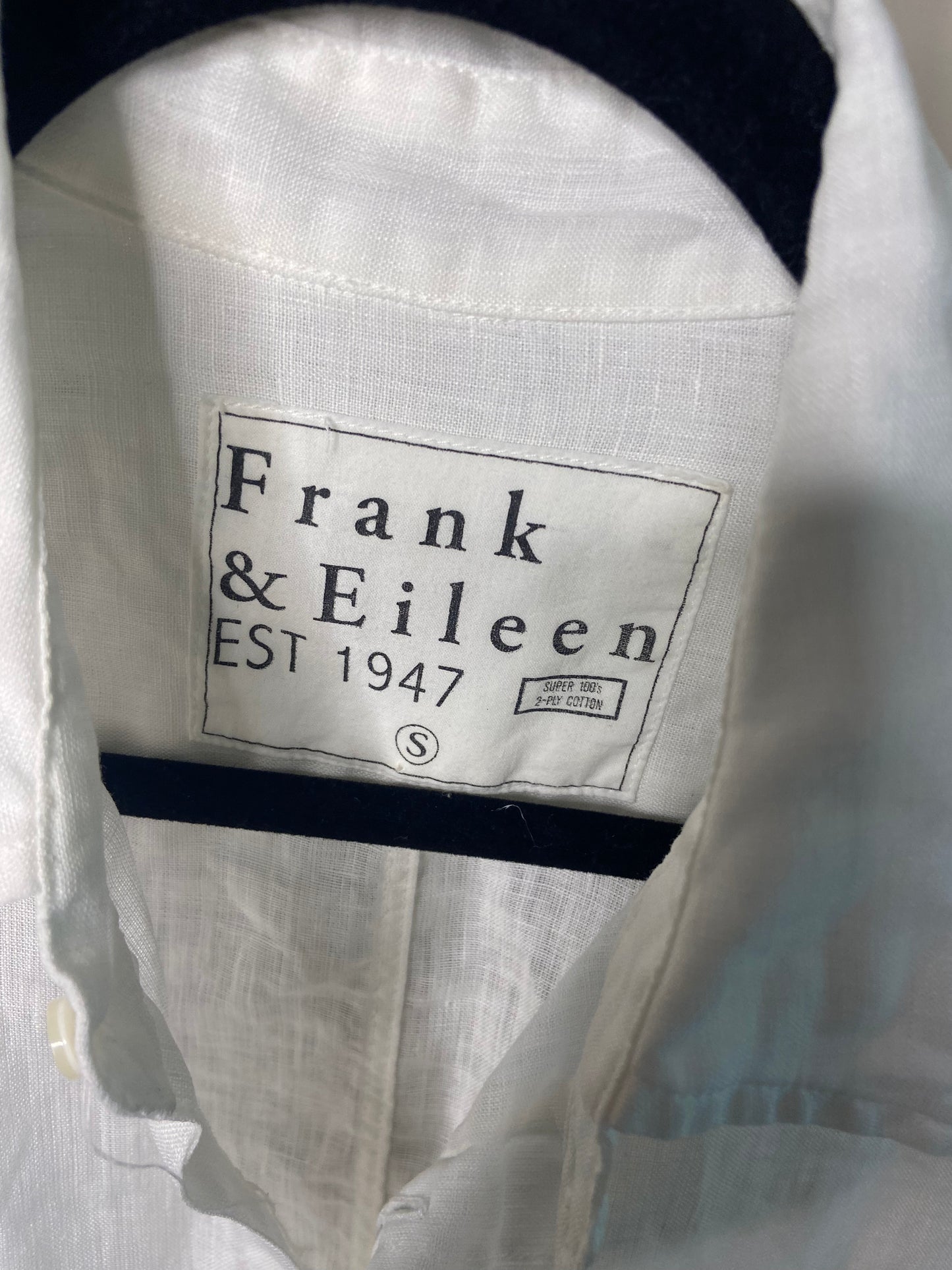 Frank and Eileen Paul Italian Linen Shirt size S