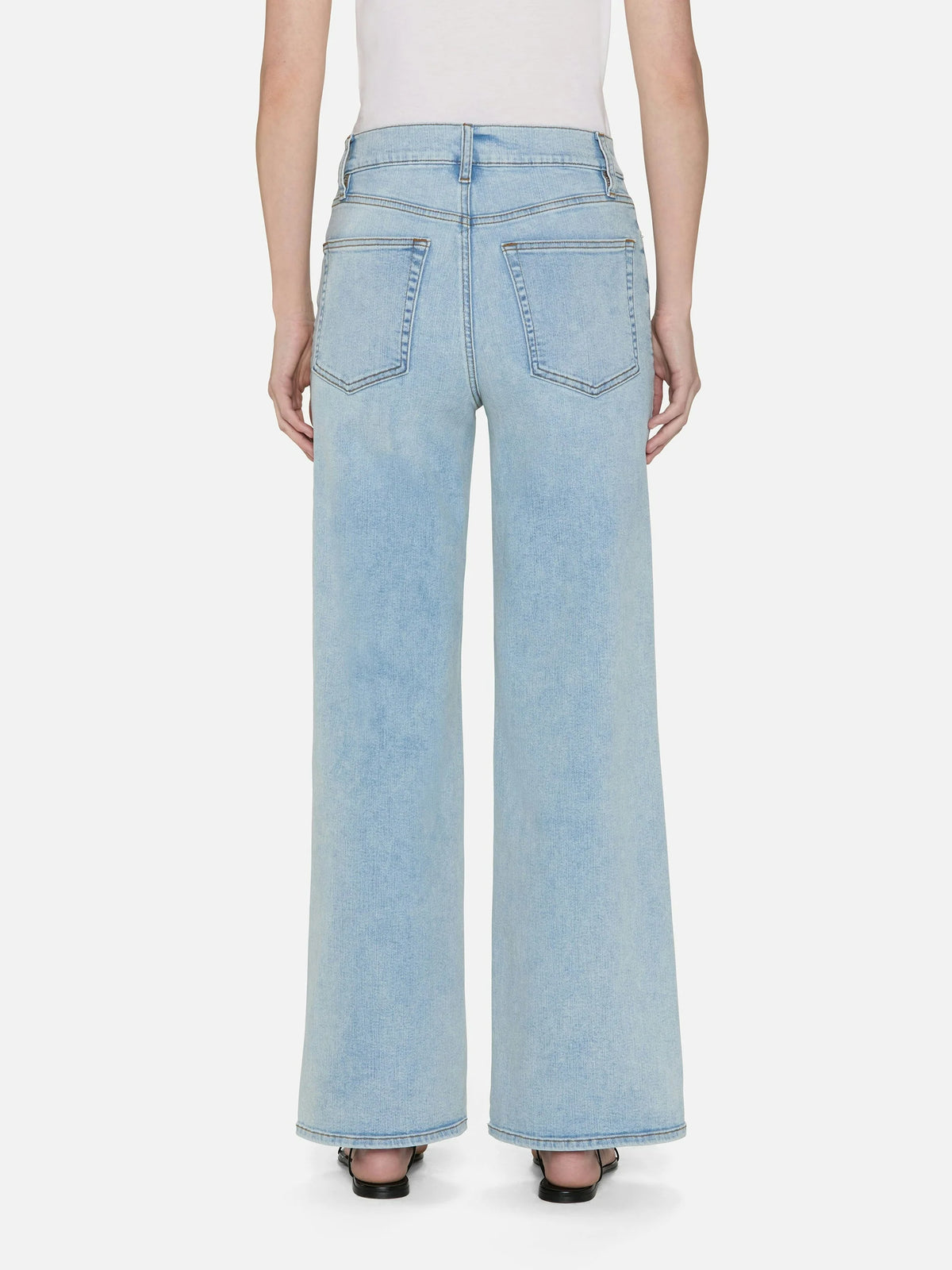 Frame Le Slim Palazzo Jeans in Tribute Wash size 24