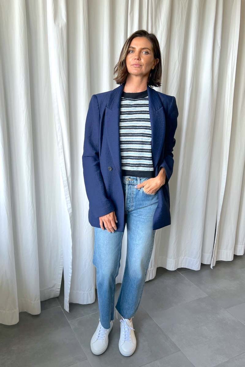 Rachel Comey Amboy Midnight Blazer Jacket size 4