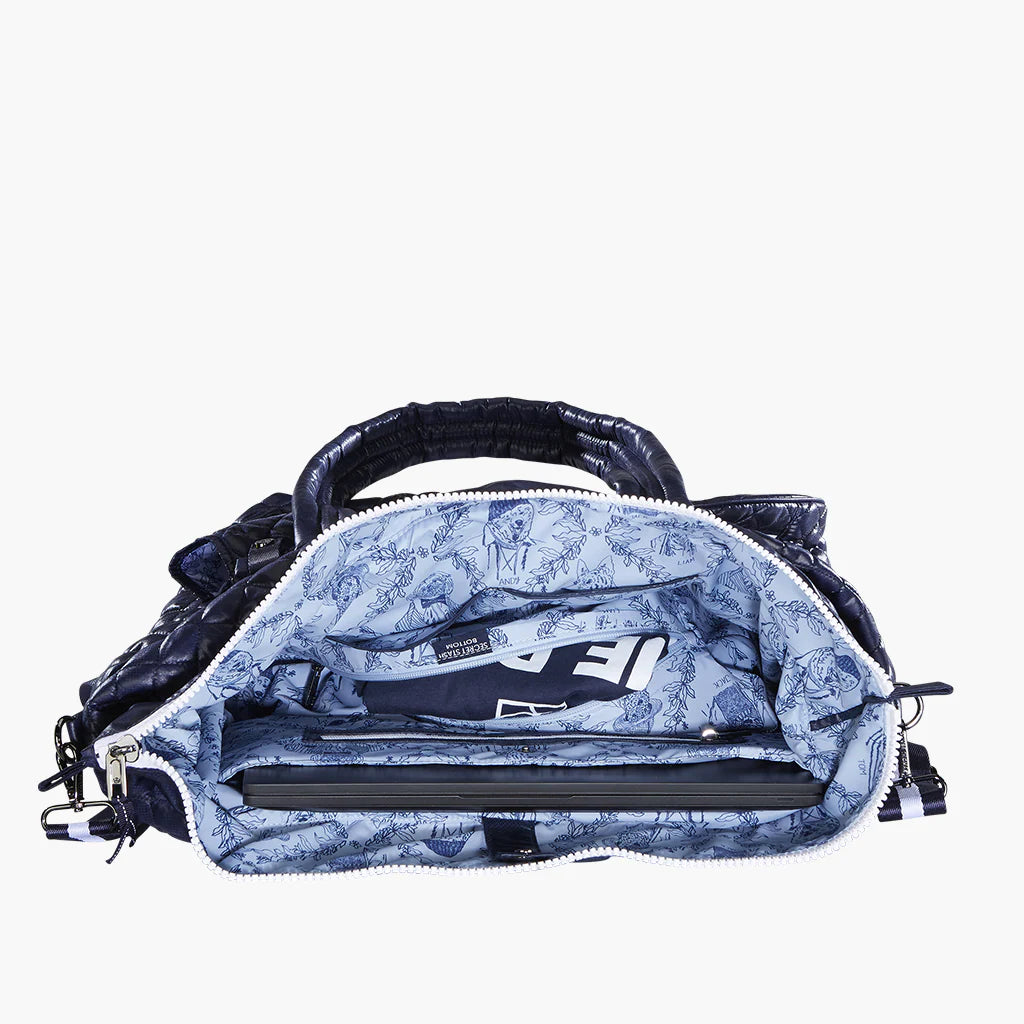 Oliver Thomas Kitchen Sink Tennis Tote Navy Blue