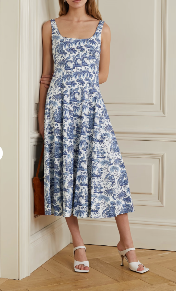 STAUD Wells Midi Dress size 10