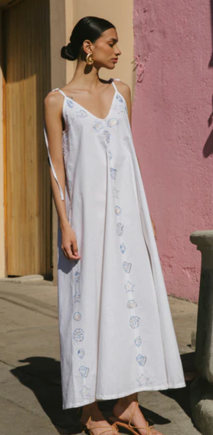Mi Golondrina Lorena Maxi Dress size S
