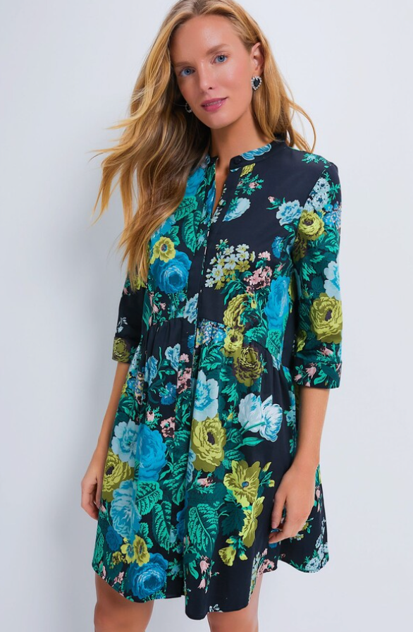 Tuckernuck Verdant Royal Shirt Dress size XXXL