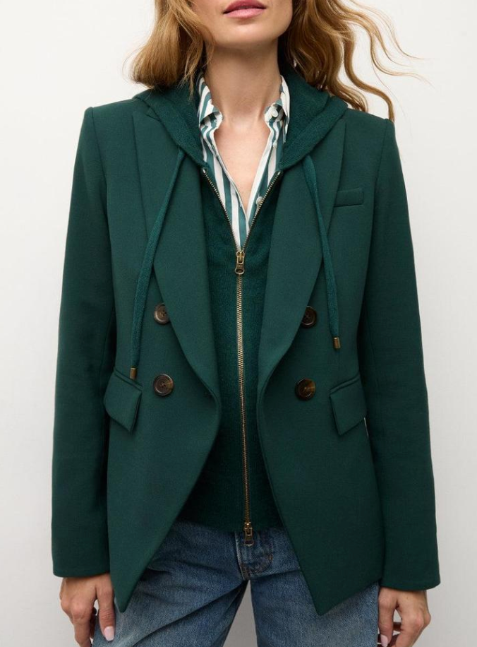 Veronica Beard Green Cashmere Dickey size 00-14