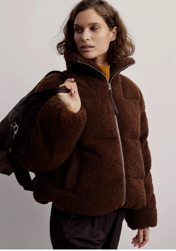 Varley Wilkins Sherpa Puffer Jacket size M