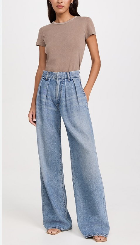 Citizens of Humanity Petra Pleated Trouser Jeans size 28