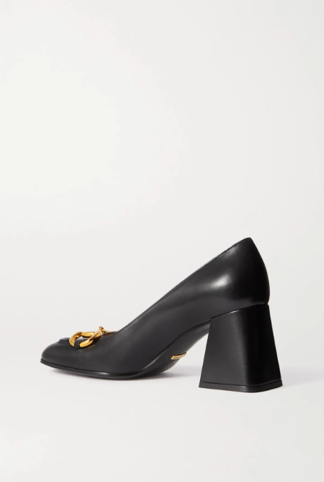 Gucci Horsebit-Detailed Leather Pumps size 36.5 US 6.5