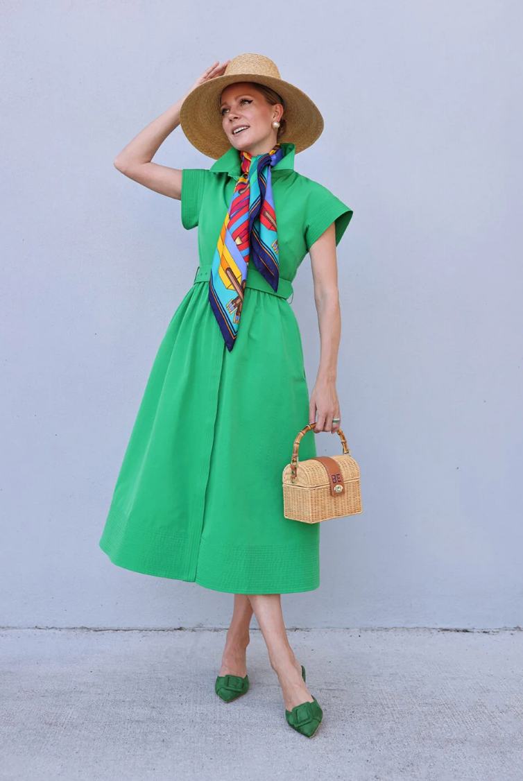 Tuckernuck Chloe Kelly Green Dress size M