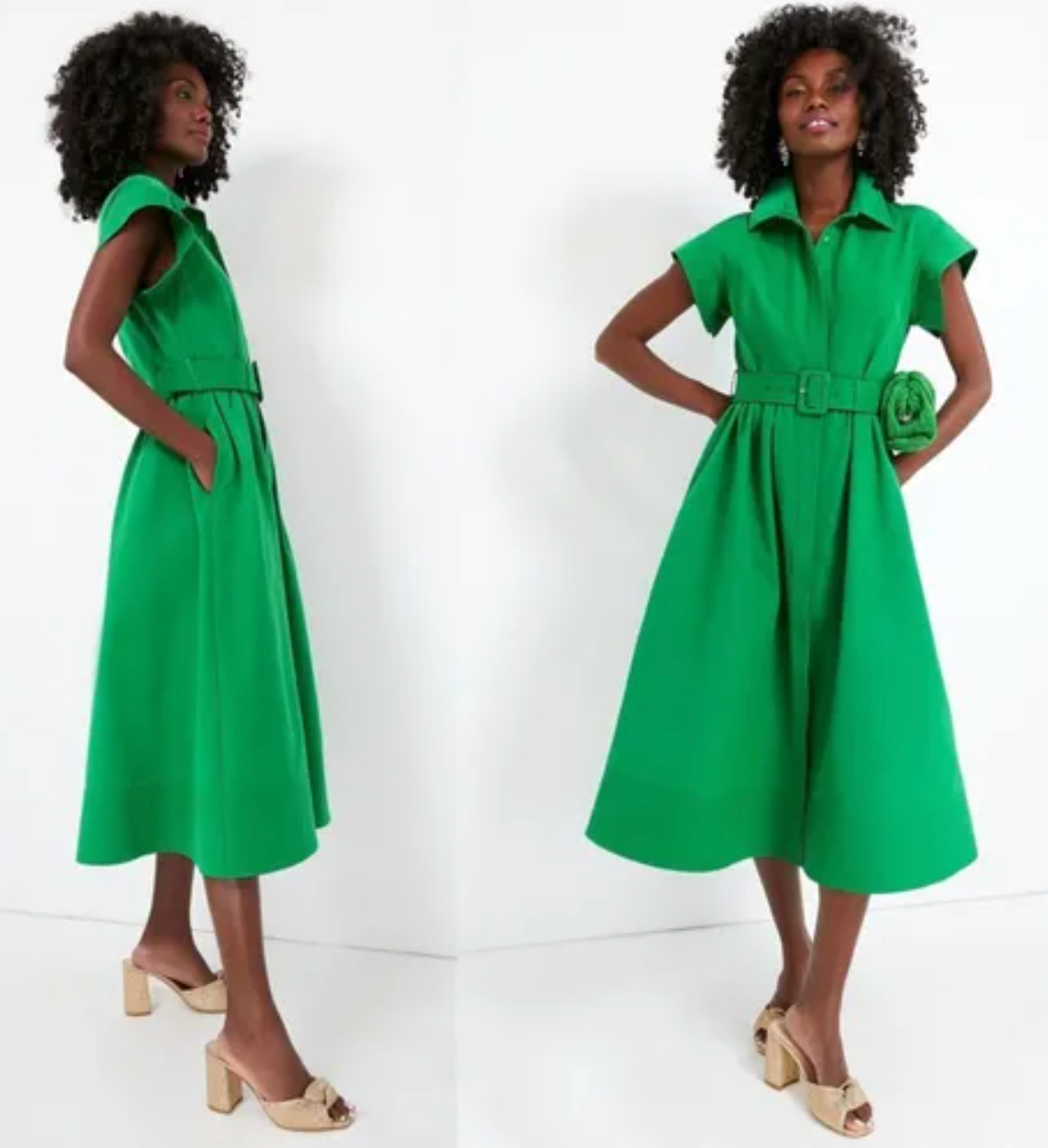 Tuckernuck Chloe Kelly Green Dress size M