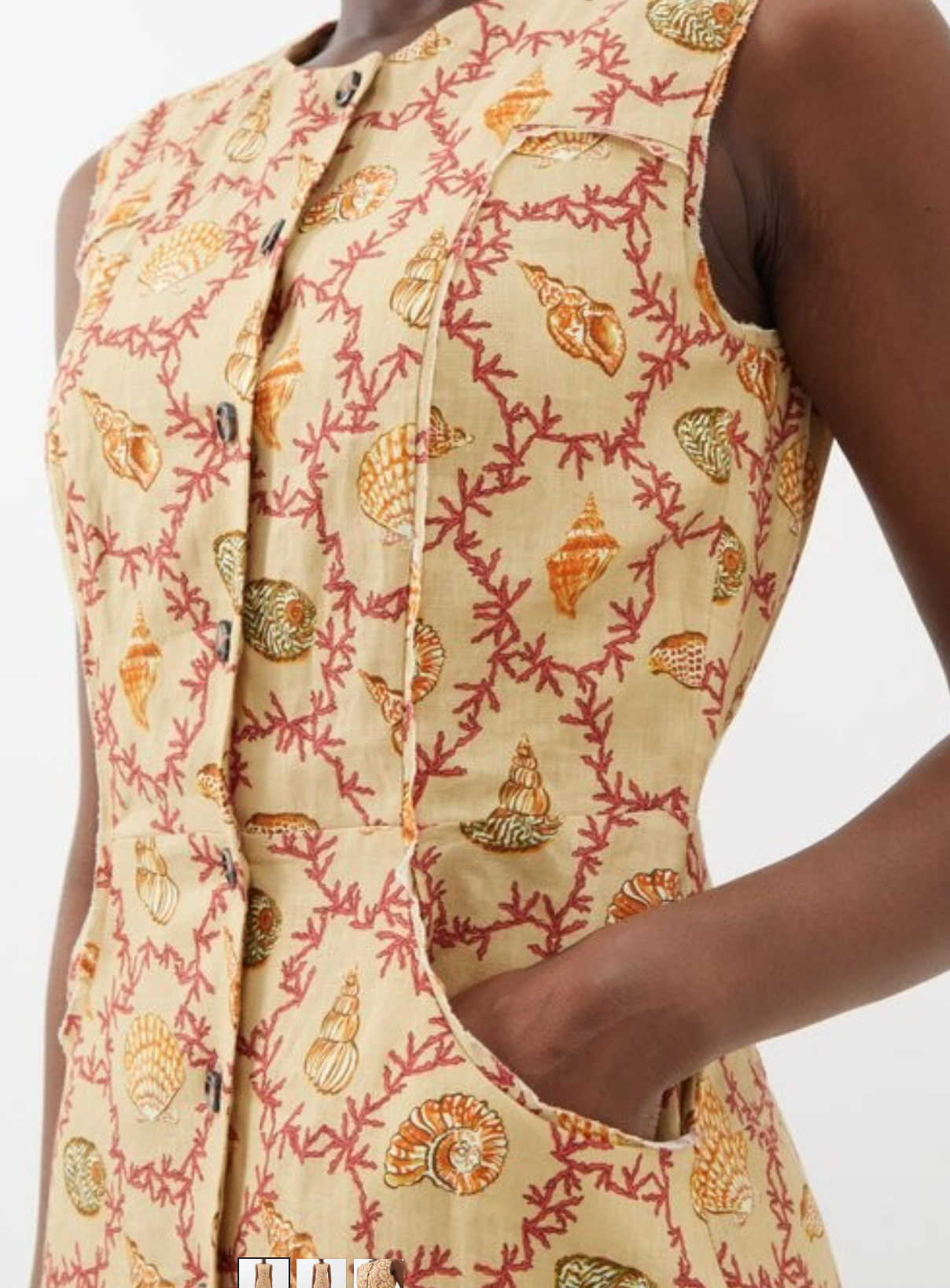SALONI Sierra Coral Sand Maxi Dress size 6