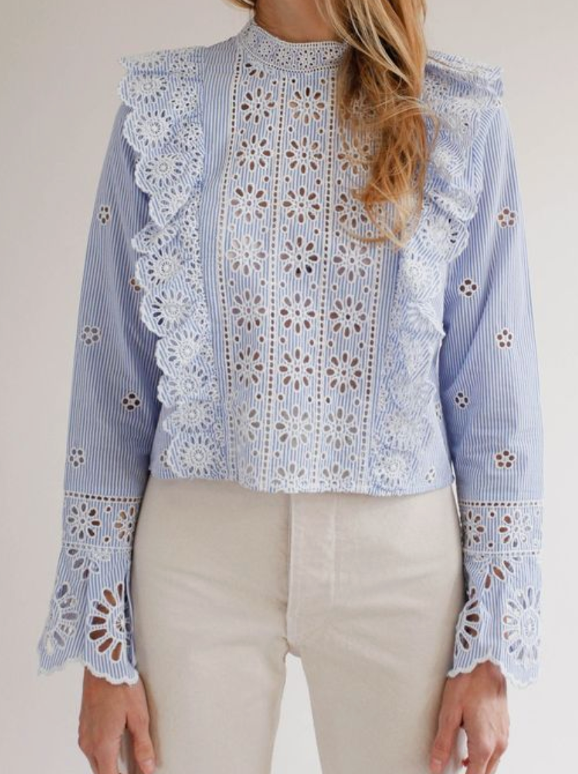 Sea New York Exploded Eyelet Top size 0