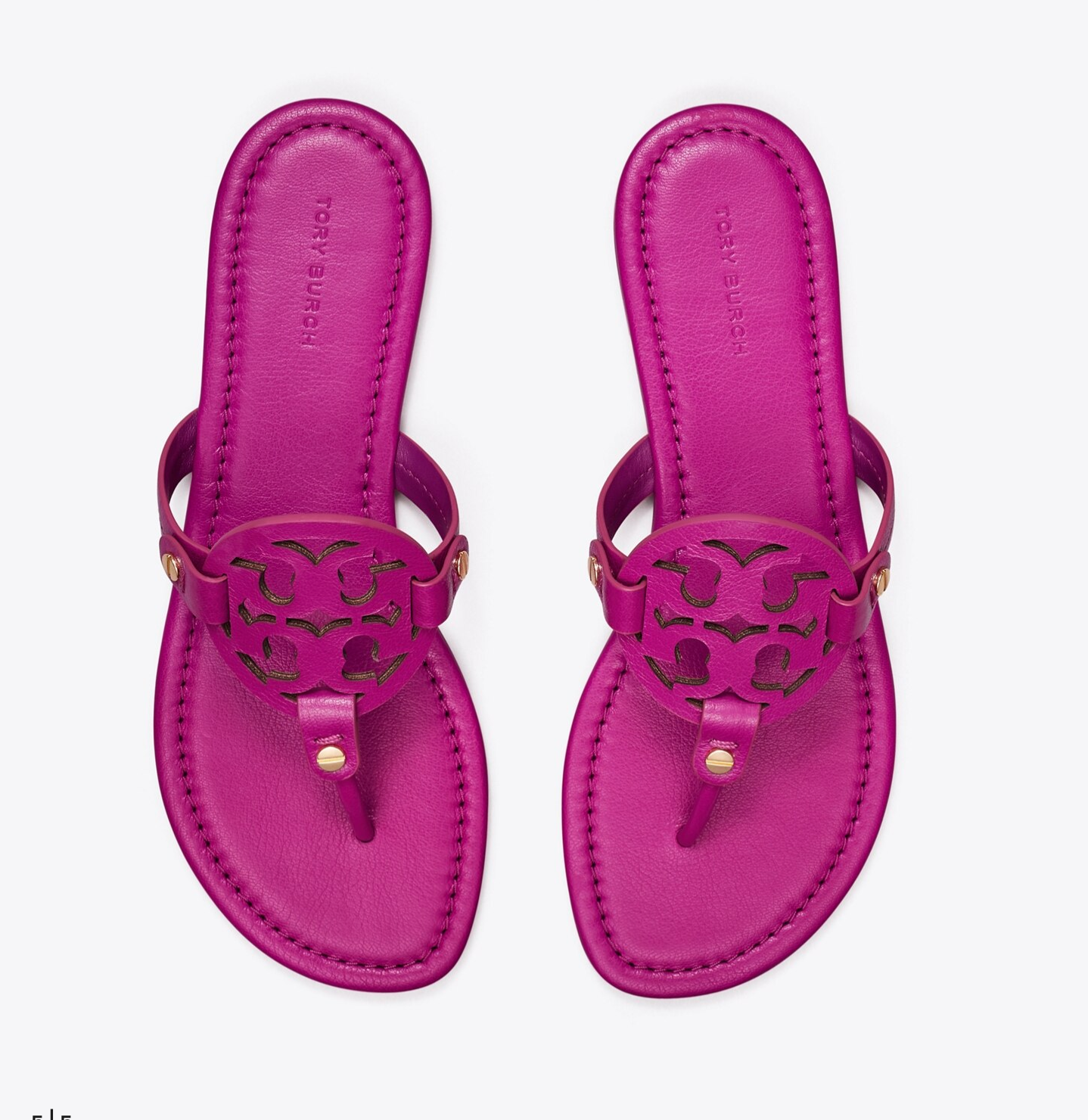 Tory Burch Fuchsia Miller Sandals size 10.5