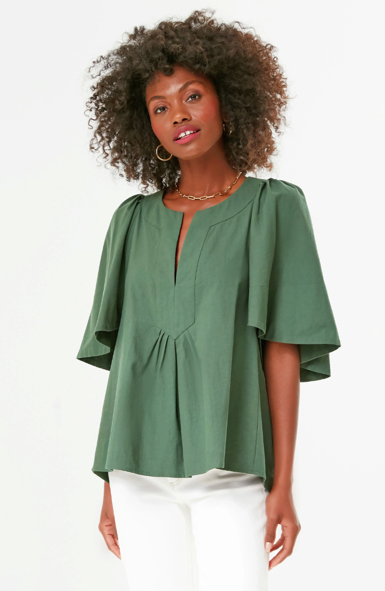 Pomander Place Finley Flutter Sleeve Top size XS