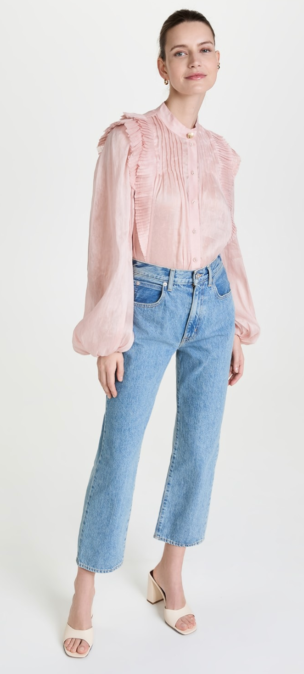 AJE Spellbind Frill Blouse size US 4