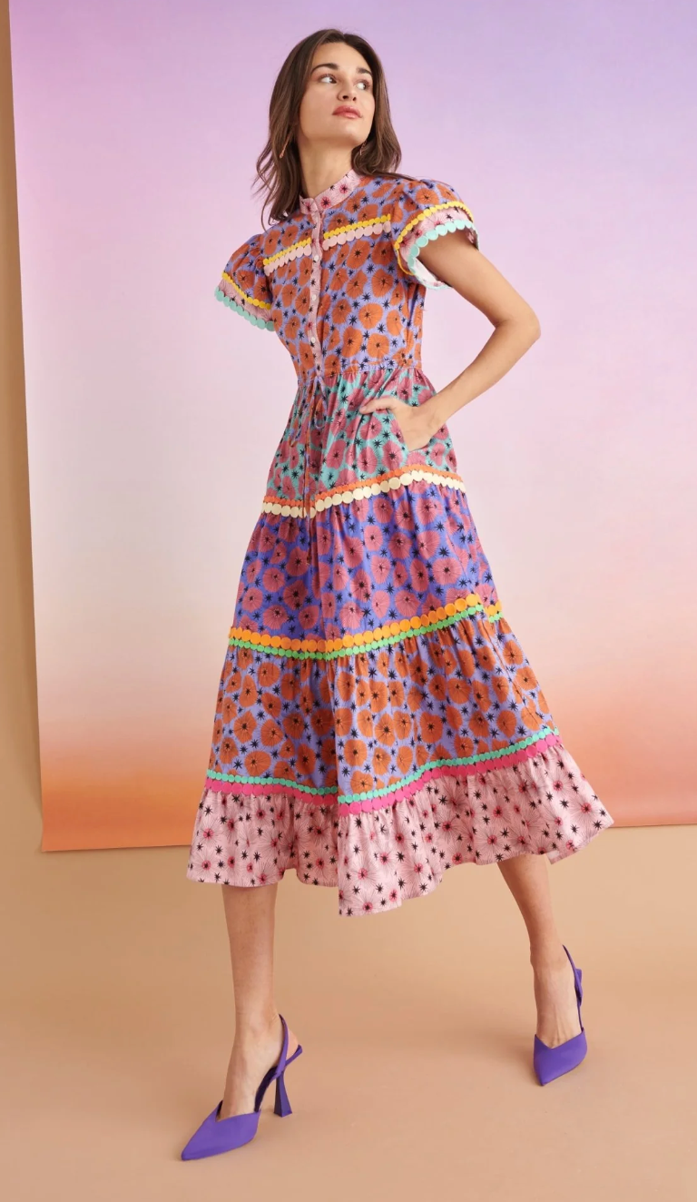 Celia B Zante Midi Dress size S