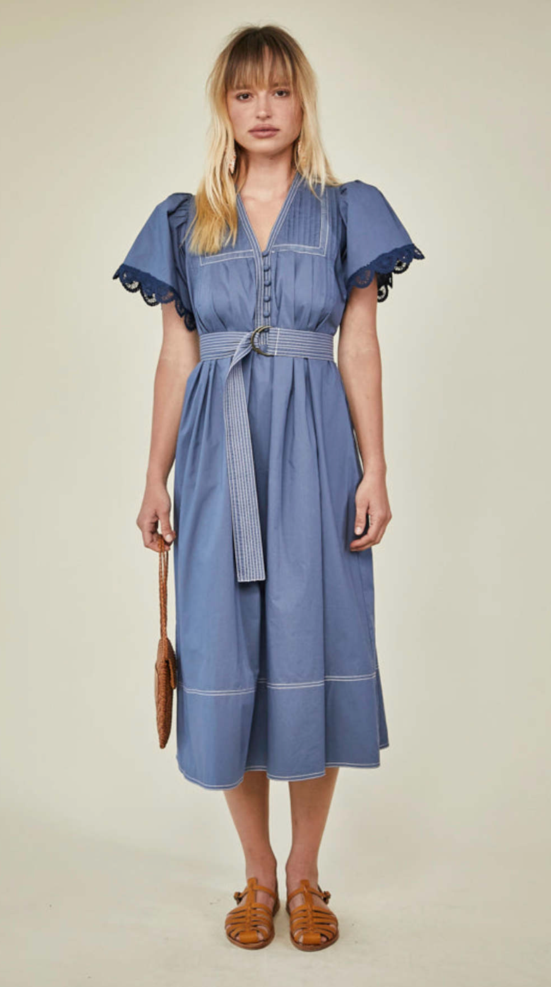 Hunter Bell Valencia Midi Dress size M