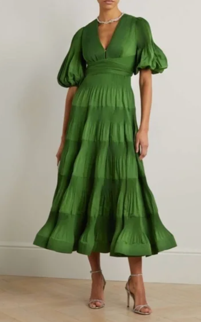 ZIMMERMANN Pleated Midi Dress size 12