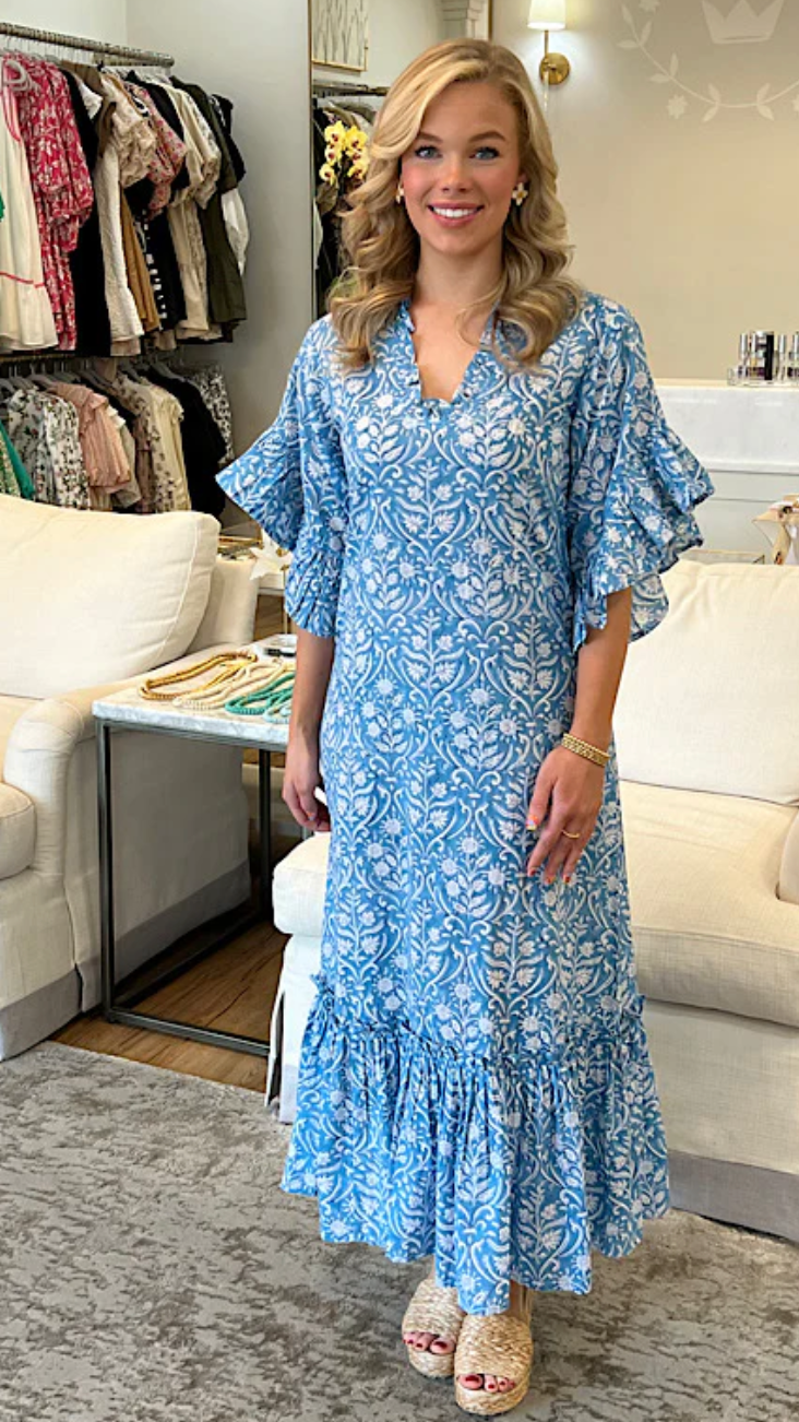 Fitzroy & Willa Soleil Maxi Dress size M