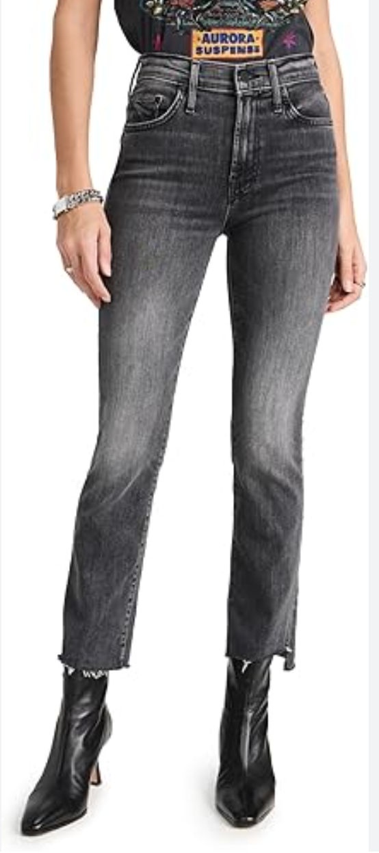 Mother The Insider Crop Step Fray Jeans size 27