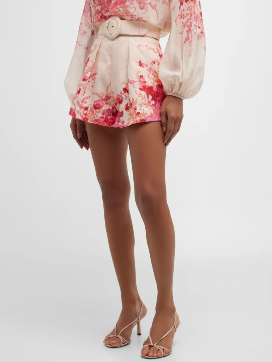 ZIMMERMANN High Tide Tuck Shorts size US 4