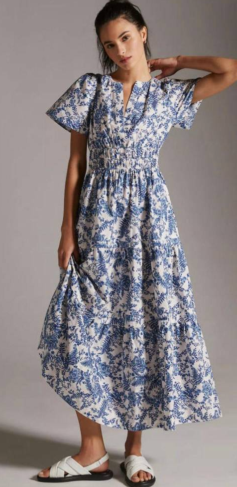 Anthropologie Somerset Maxi Dress size L