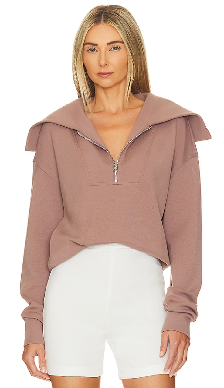 Varley Yates Half Zip Sweatshirt size XS