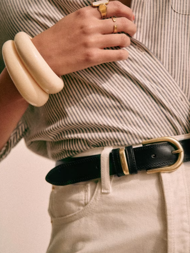 Sezane Taylor Belt Black size 95