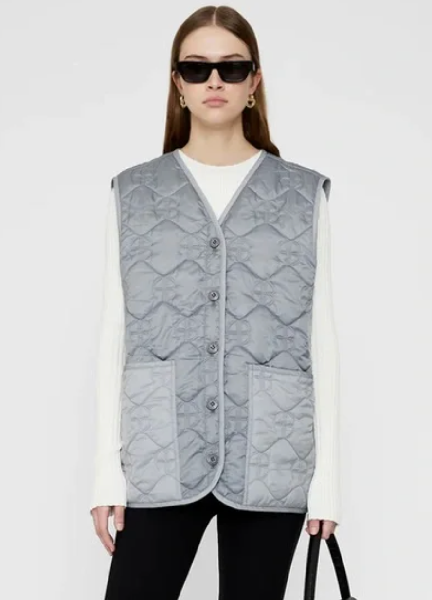 Anine Bing Quilted Vest size S