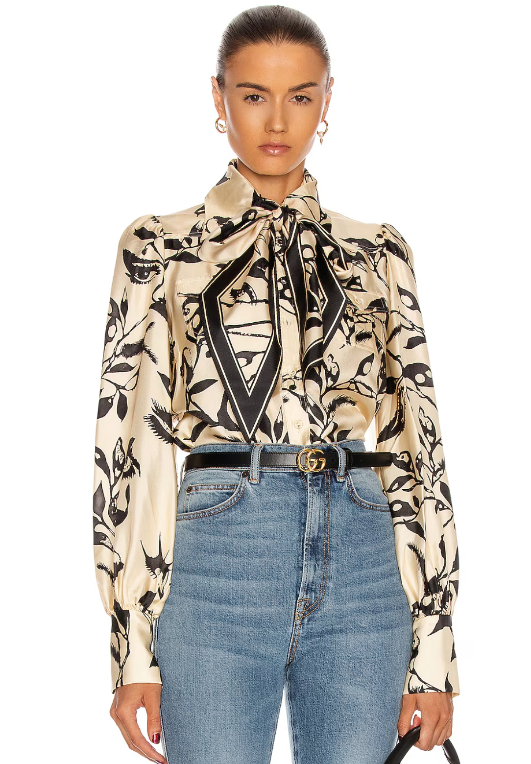 Zimmermann Ladybeetle Scarf Silk Button Down size