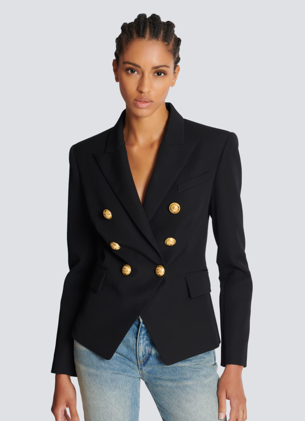 Balmain Fitted Double Breasted Blazer size XS - 34