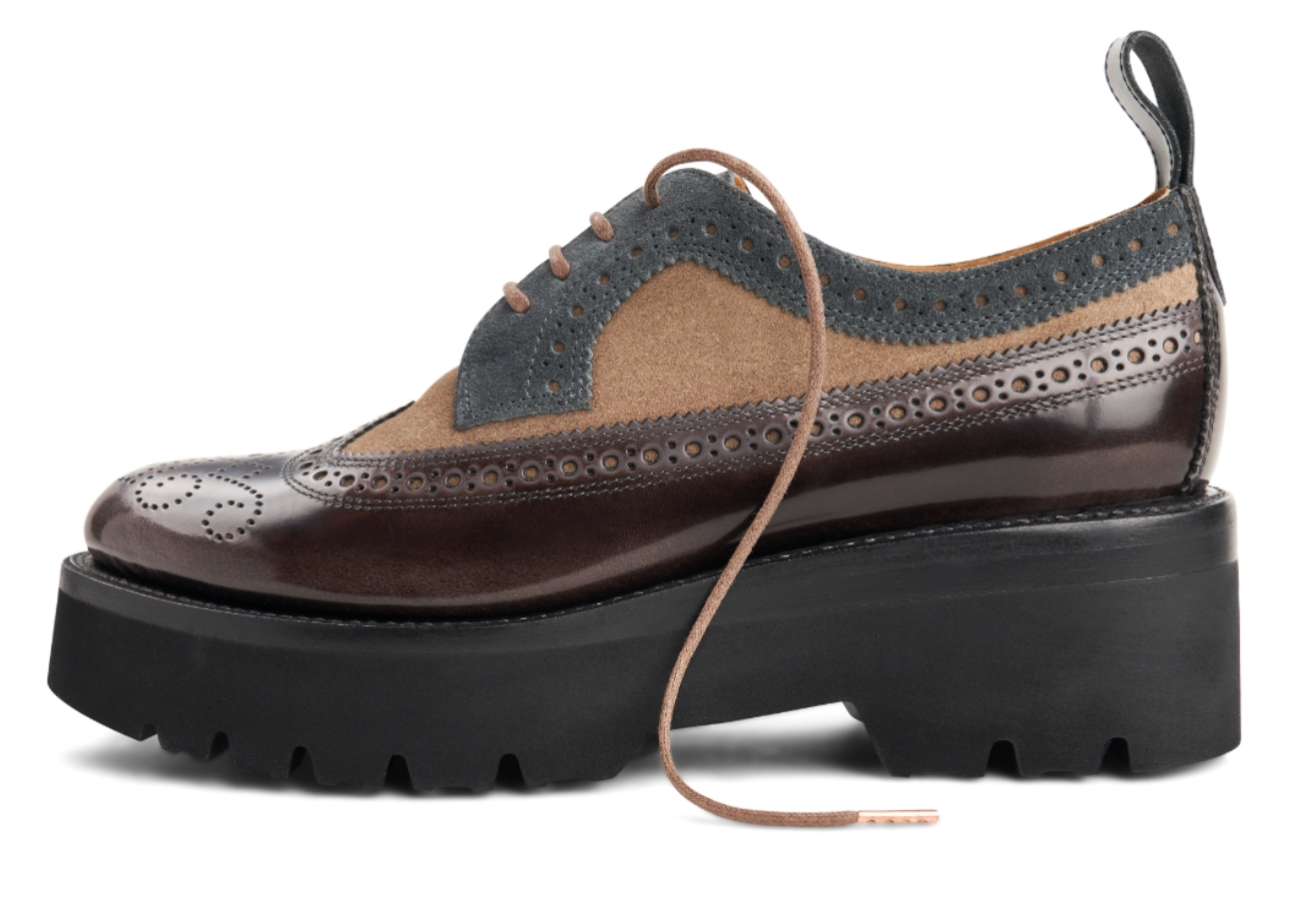 The Office of Angela Scott Miss Lucy Wingtip Platform Derby size 37.5