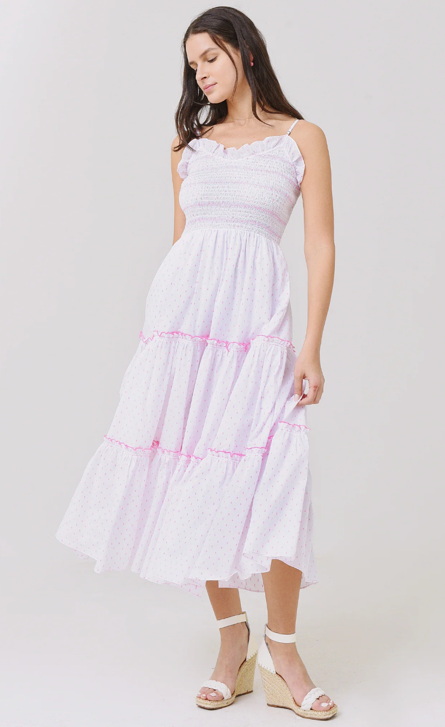 Hunter Bell Clara Midi Dress size M