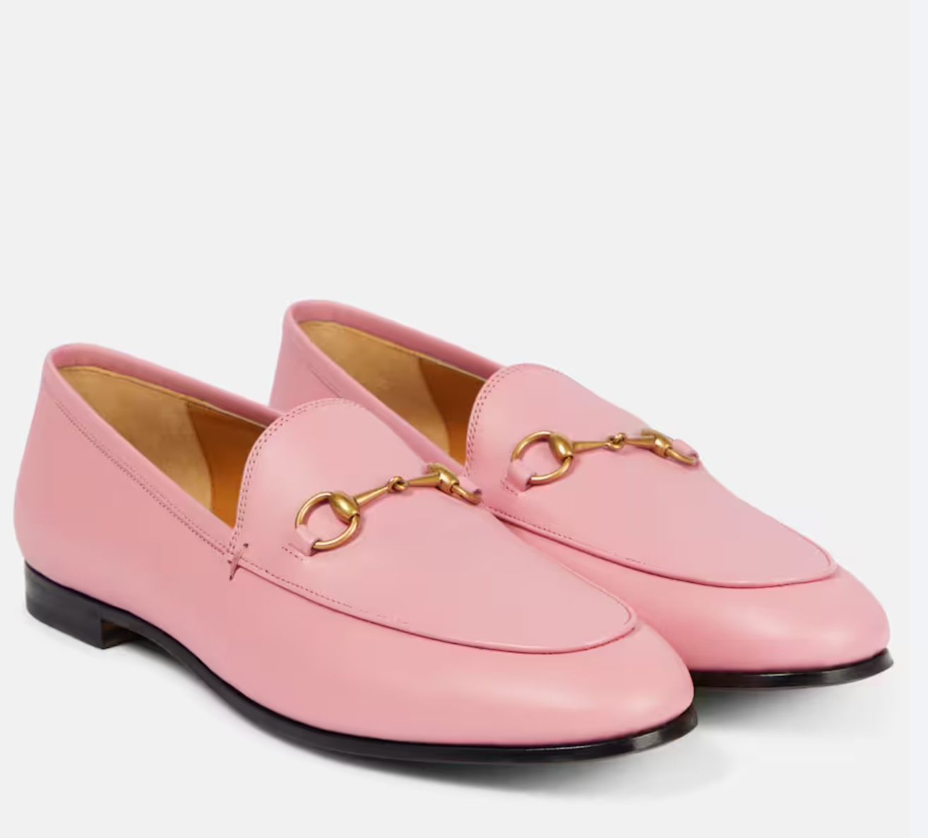 Gucci Jordaan Loafers Butterfly Pink size 36