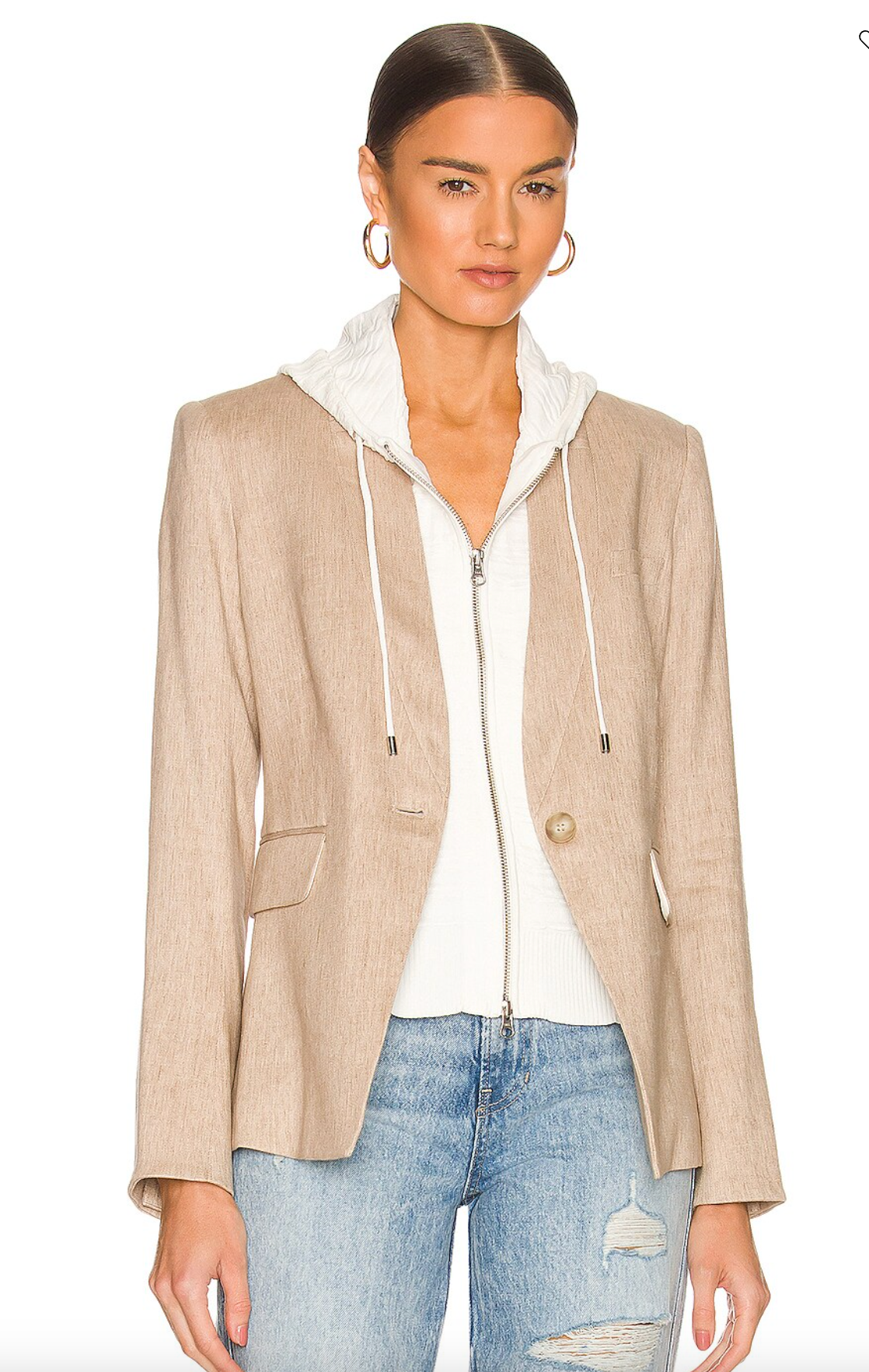 Veronica Beard Duna Hoodie Dickey size 00-14