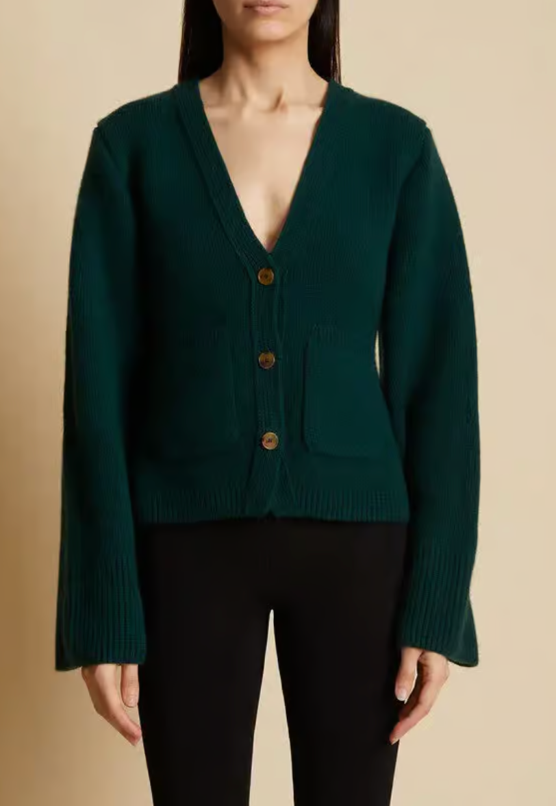 Khaite Scarlet Cashmere Cardigan size XS