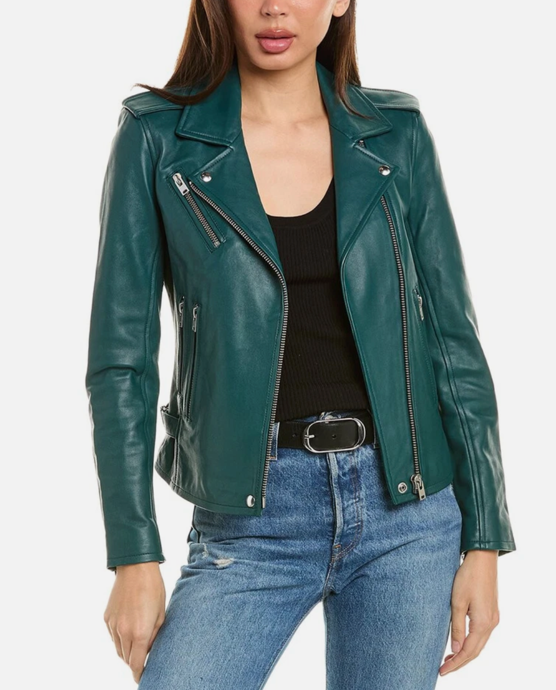 IRO Newhan Leather Jacket size 38 - US 6