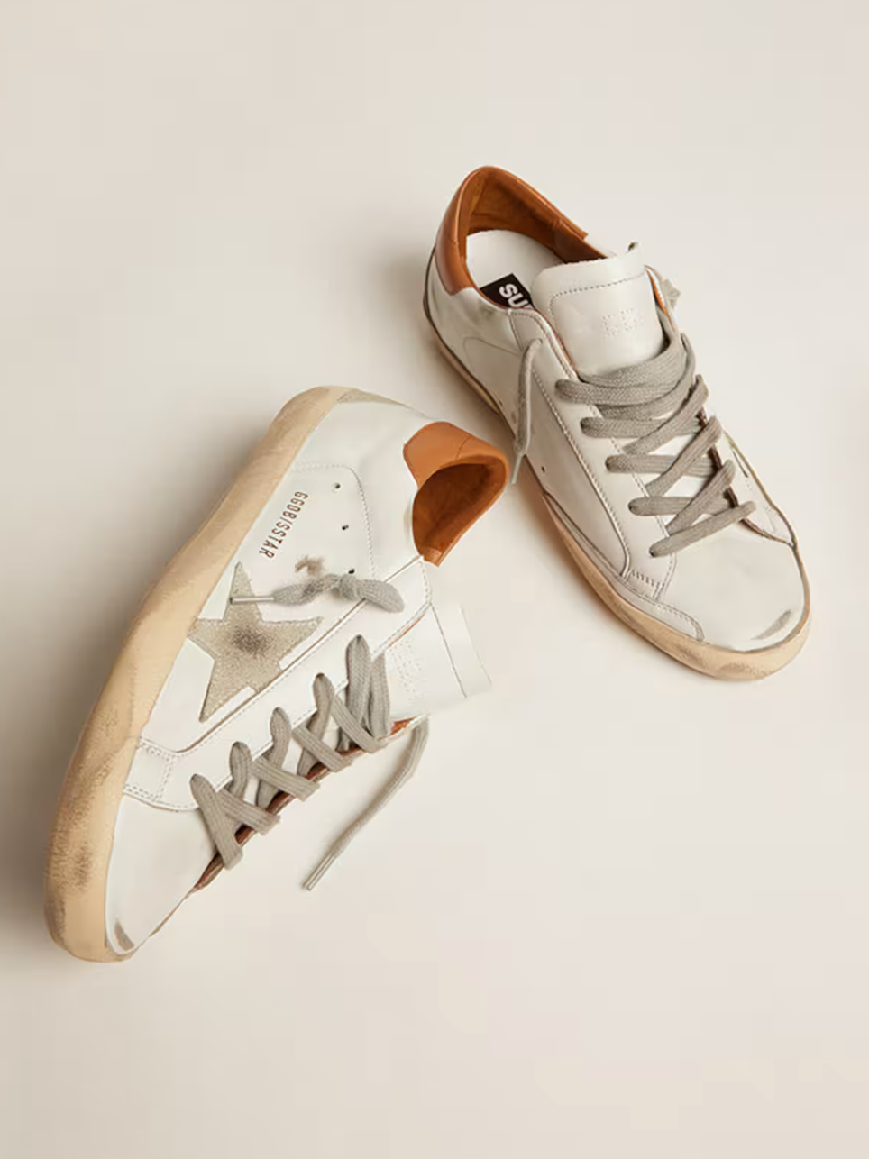 Golden Goose Super-Star Leather & Suede Sneakers size 39