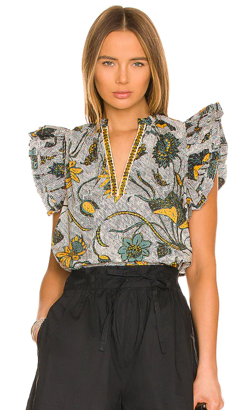 Ulla Johnson Elena Top in Portofino size 0