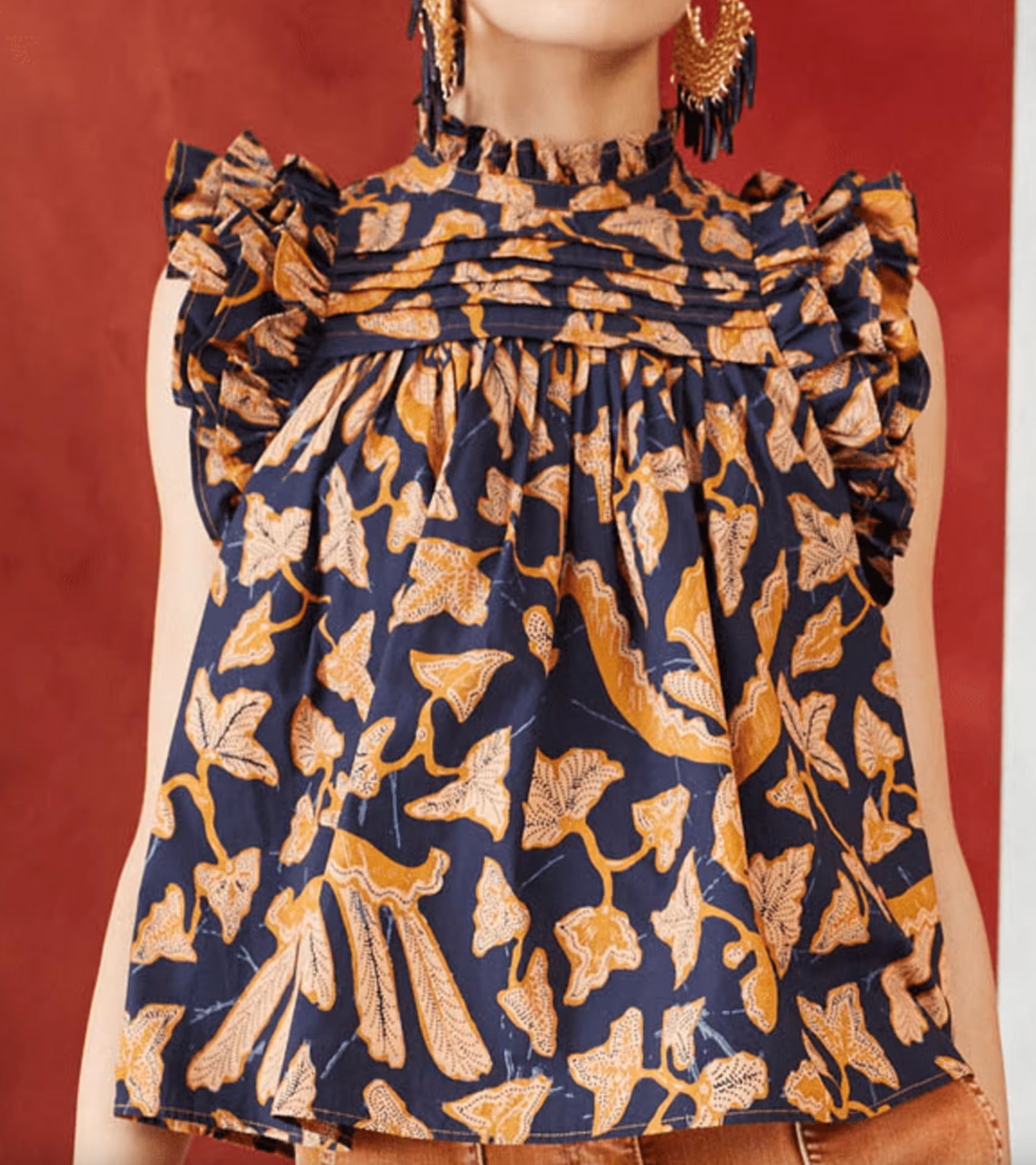 Ulla Johnson Eva Top in Midnight size 2