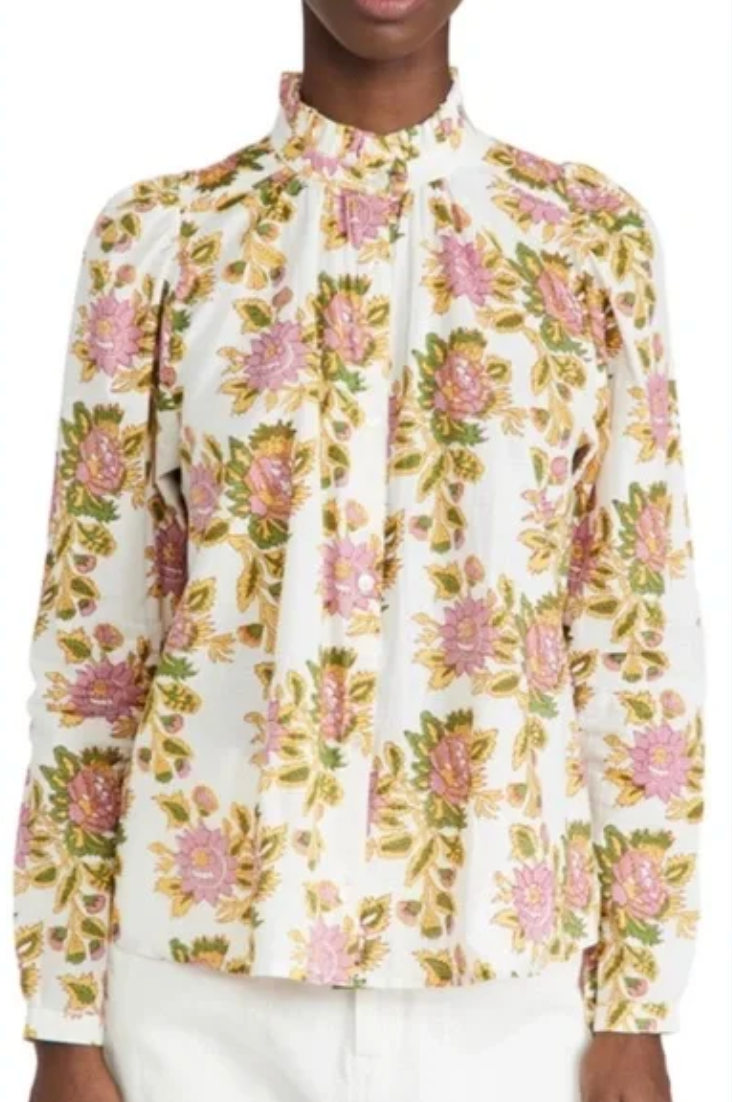 Alix of Bohemia Annabel Prickly Pear Shirt size XS