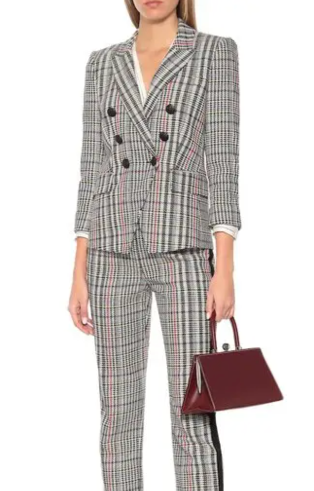 Veronica Beard Empire dickey Houndstooth Blazer Jacket size 6