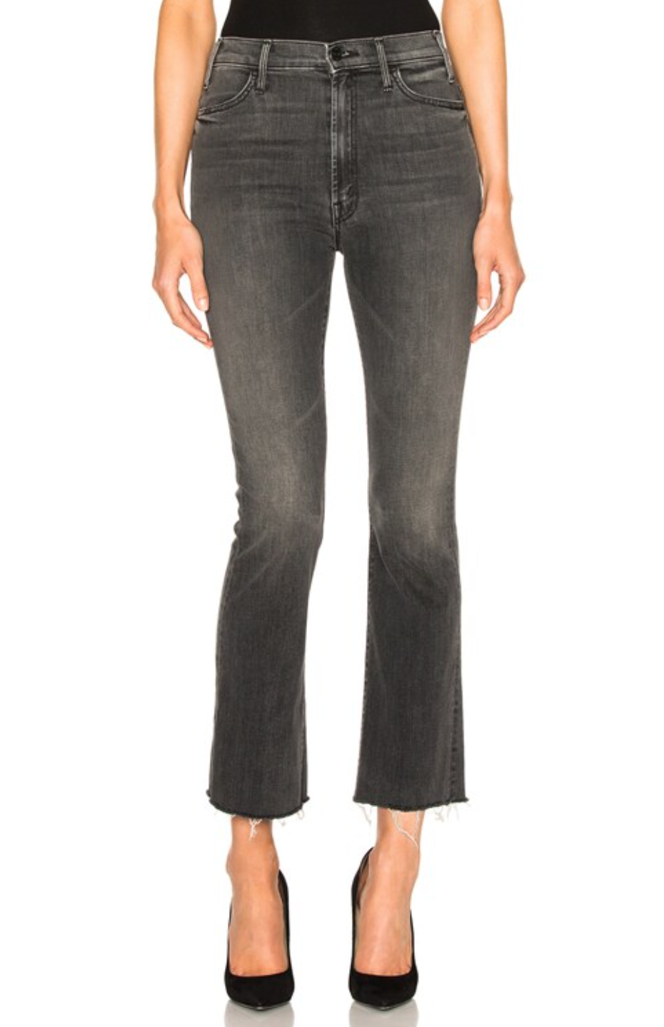 Mother The Hustler Ankle Fray Jeans size 28