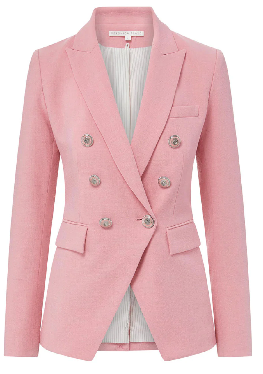 Veronica Beard Miler Dickey Jacket in Peony size 2
