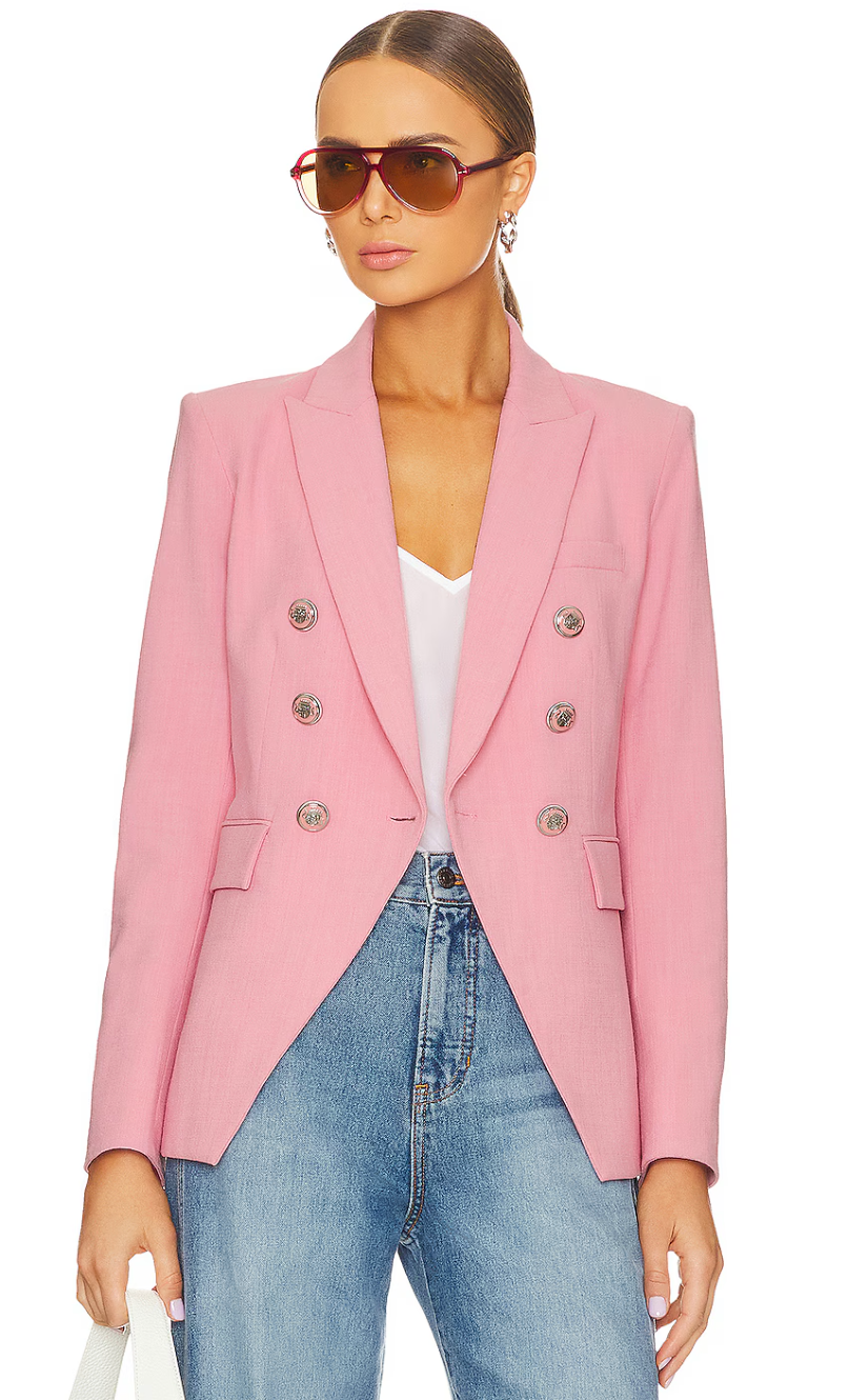 Veronica Beard Miler Dickey Jacket in Peony size 2