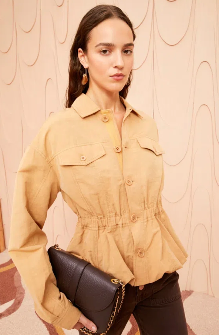 Ulla Johnson Jordana Ruched Jacket size S